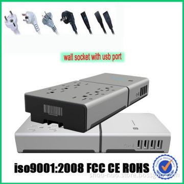 Power strip with multi usb port,for tablet mobile power strip with multi port,for macbook pro multi port wall socket